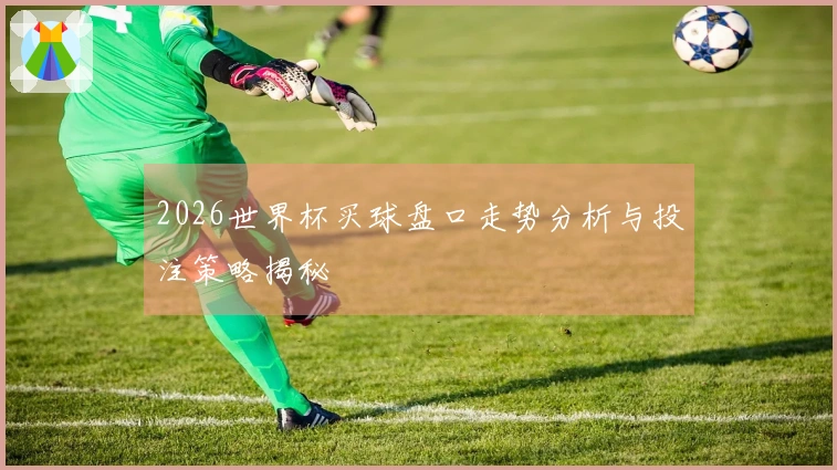 2026世界杯买球盘口走势分析与投注策略揭秘